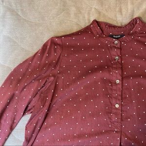 Madewell Women’s Polka Dot Blouse